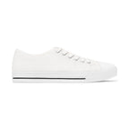 Women's Low Top Sneakers with Custom Script Logo