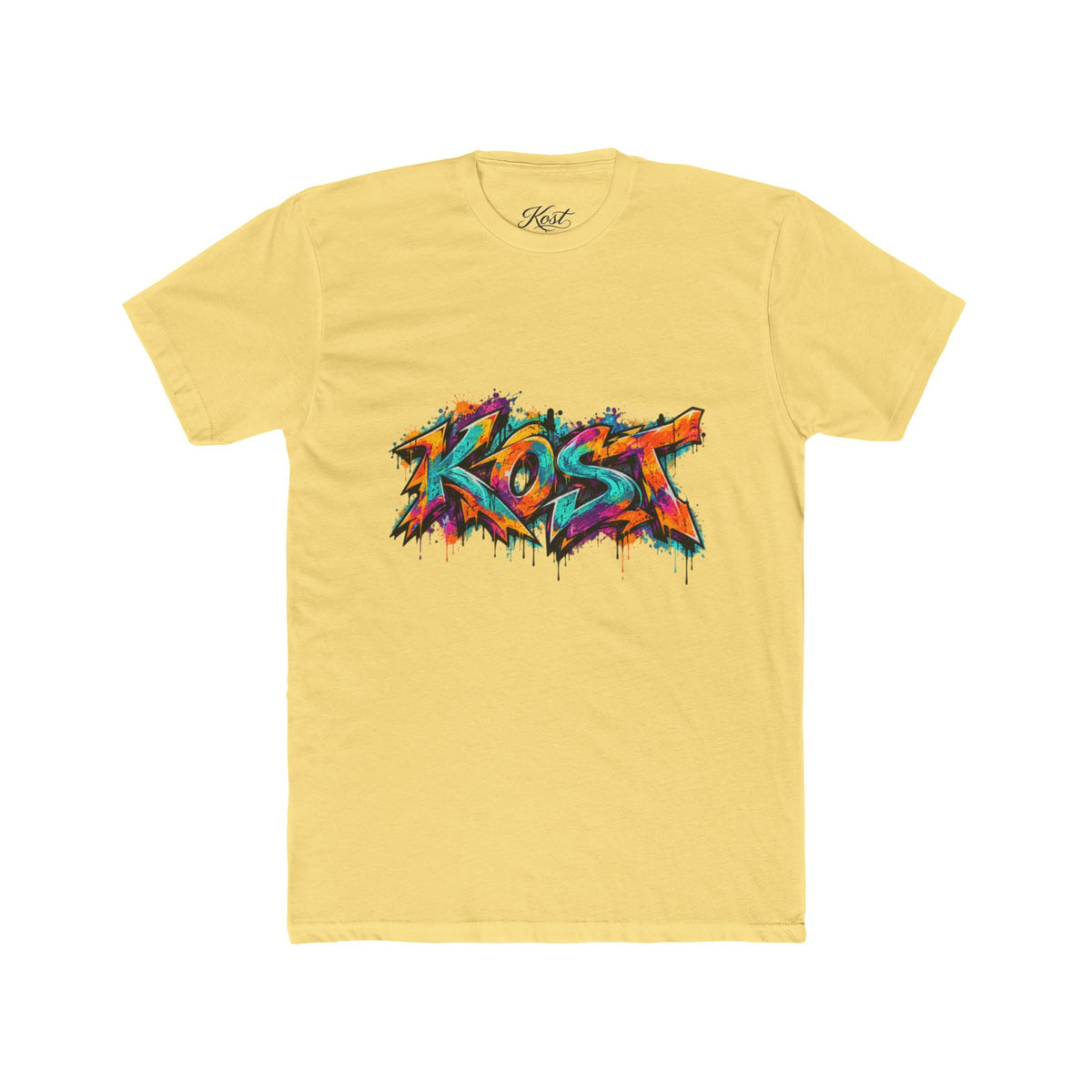 Graffiti 'Kost' Crew T-Shirt — Colorful Street Art Tee