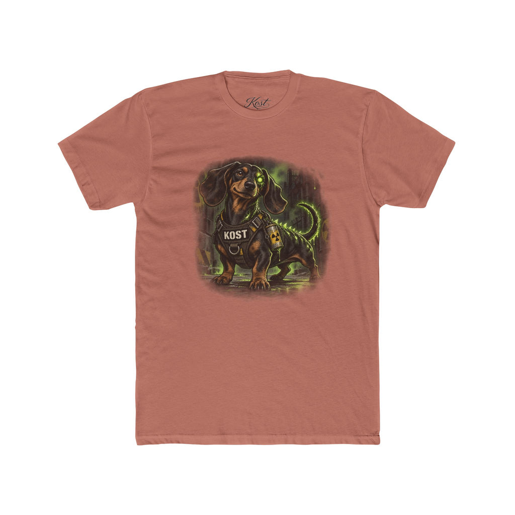 K9 Dachshund Guardian Tee — 'K9ST' Neon Dog Lover T-Shirt
