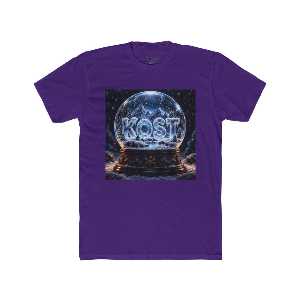 KOST Snow Globe Graphic Tee — Vintage Holiday Winter Scene T-Shirt