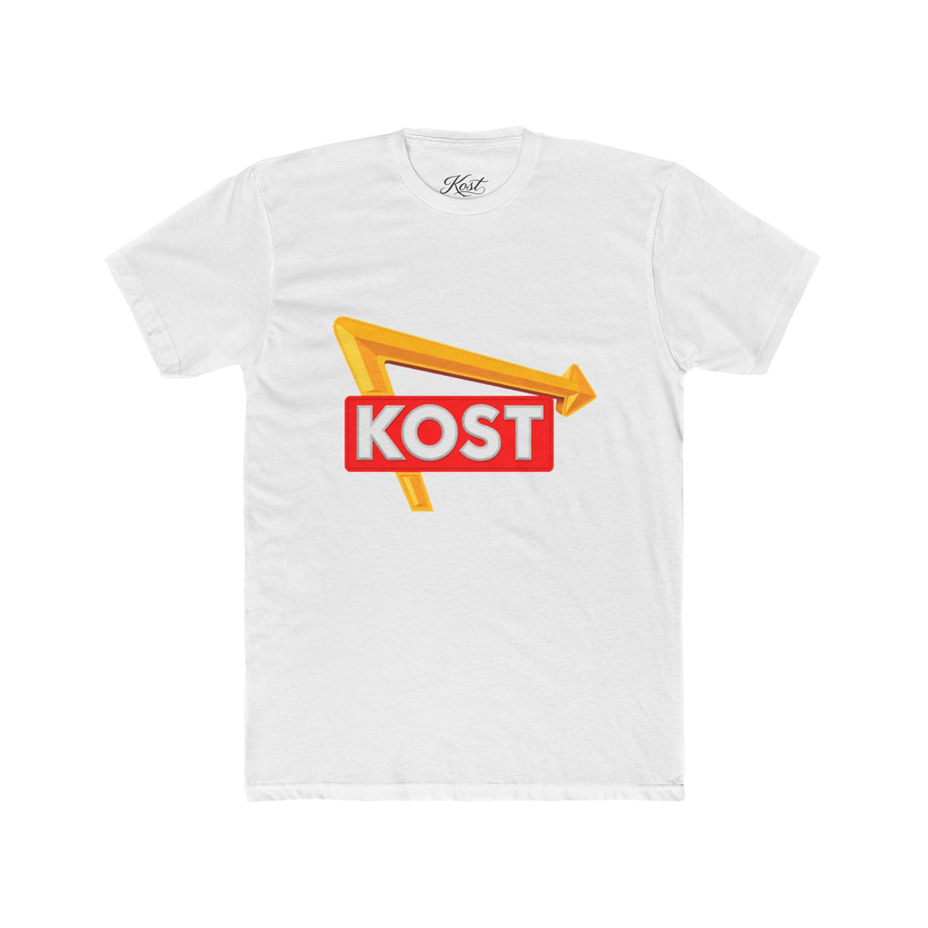 KOST Logo Tee — Retro Arrow Graphic Cotton T-Shirt