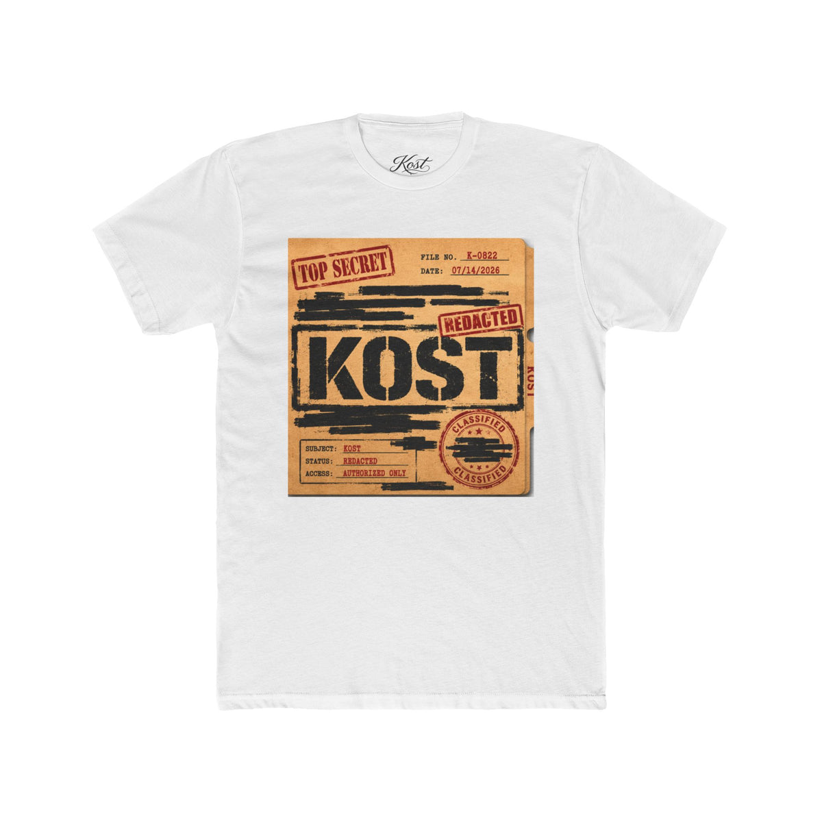 KOST Vintage Top Secret Stamp Tee