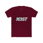 KOST 3D Metallic Logo Tee — White Graphic Crewneck T-Shirt