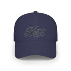 Kost Script Embroidered Baseball Cap — Classic Red Low-Profile Hat