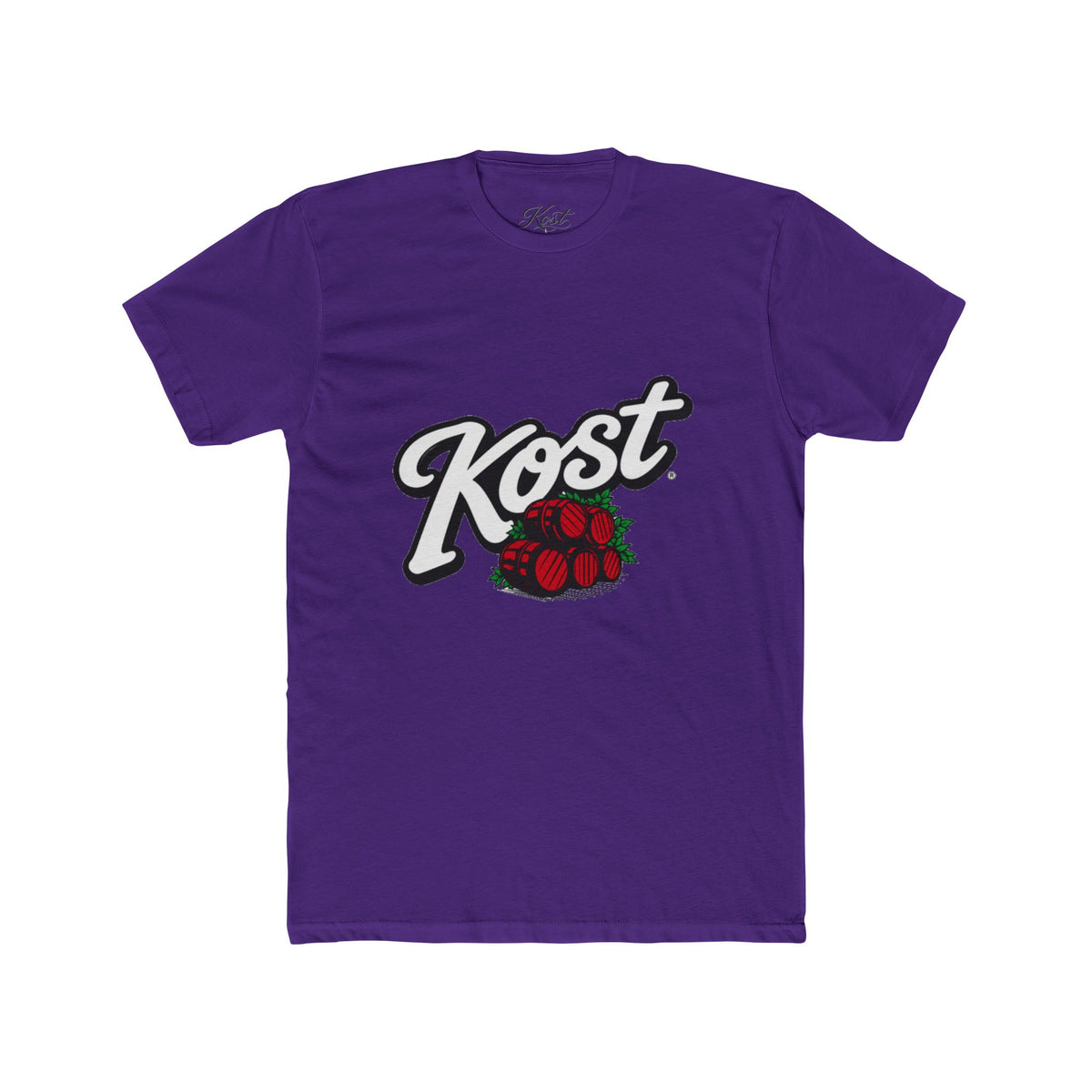 Kost Script Logo T‑Shirt with Strawberry Graphic