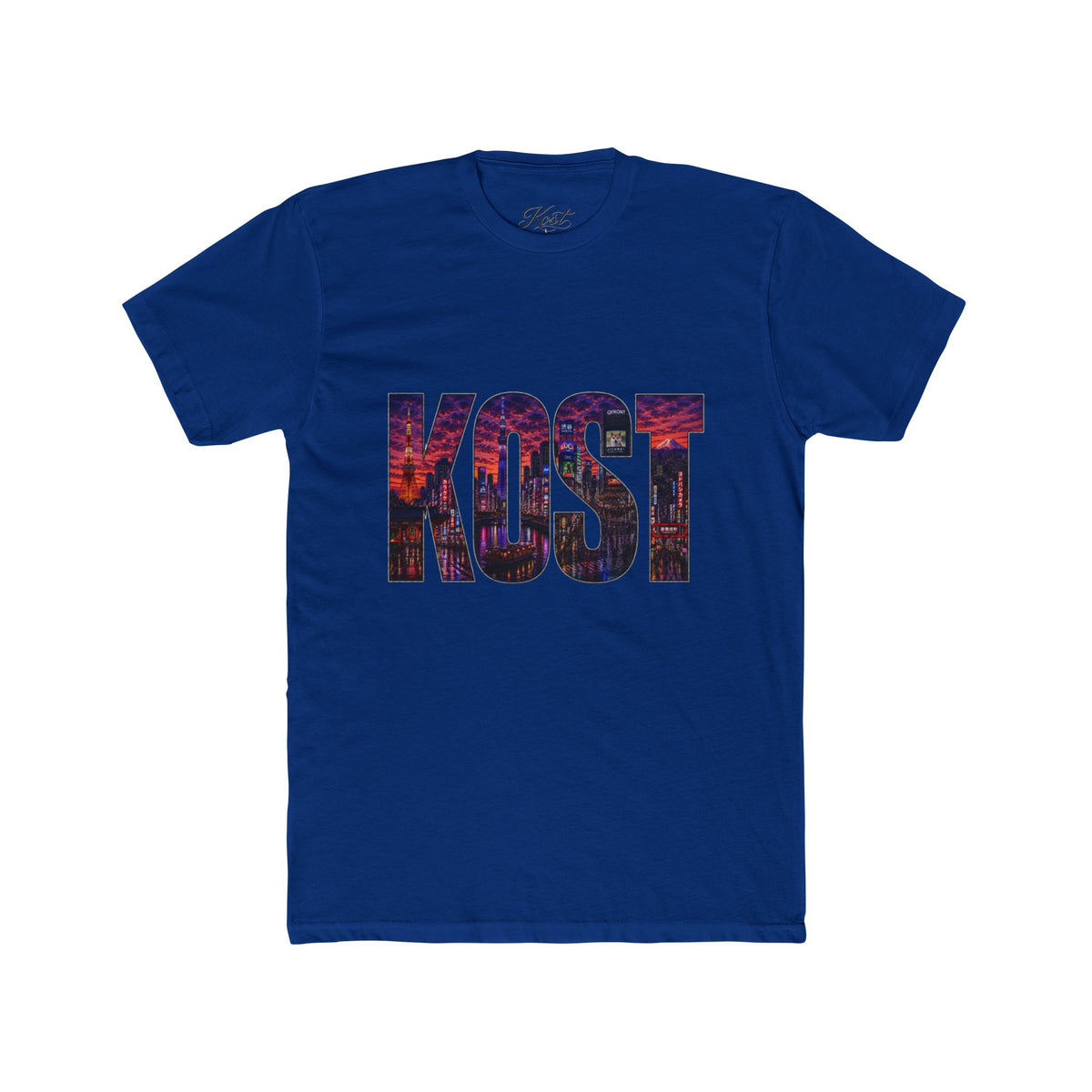 KOST Graphic Tee — Bold Cityscape Lettering T‑Shirt