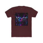 KOSY Neon Geometric Graphic T-Shirt