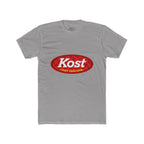 Kost Logo Tee — Vintage Red "Kost" Oval Graphic Cotton T-Shirt