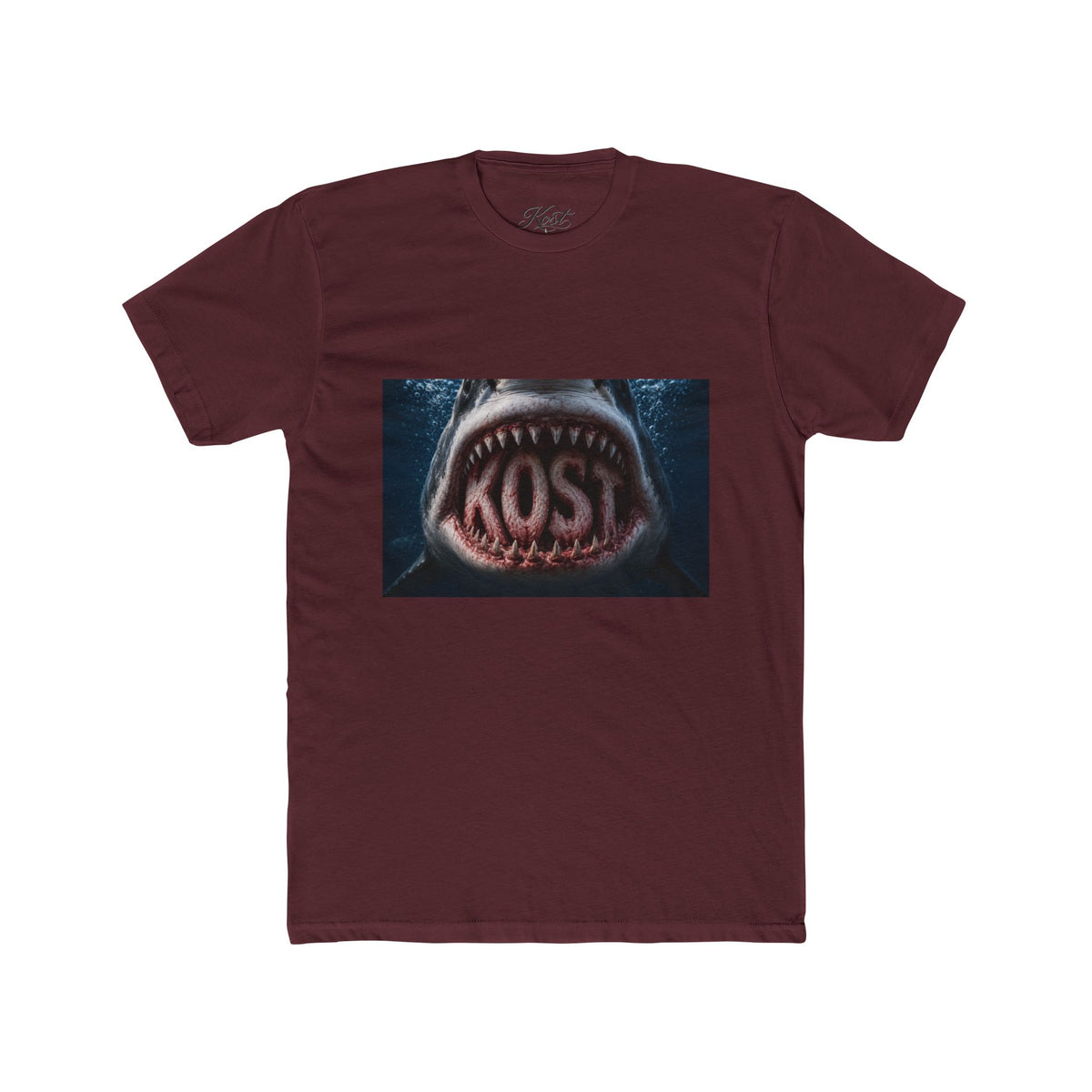 Shark Mouth Graphic Tee – 'KOST' Horror Ocean Shirt