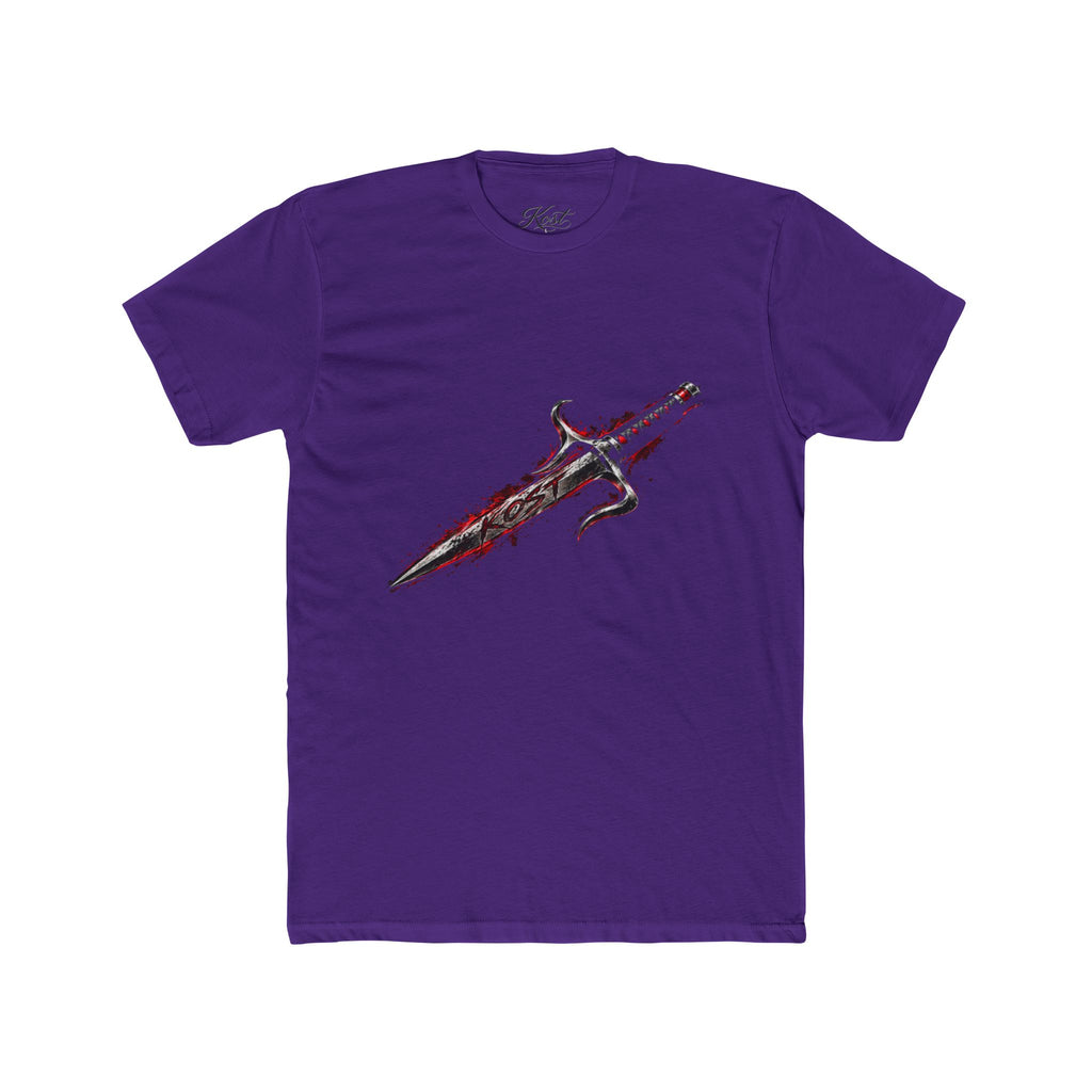 Vintage Sword Graphic Cotton T-Shirt
