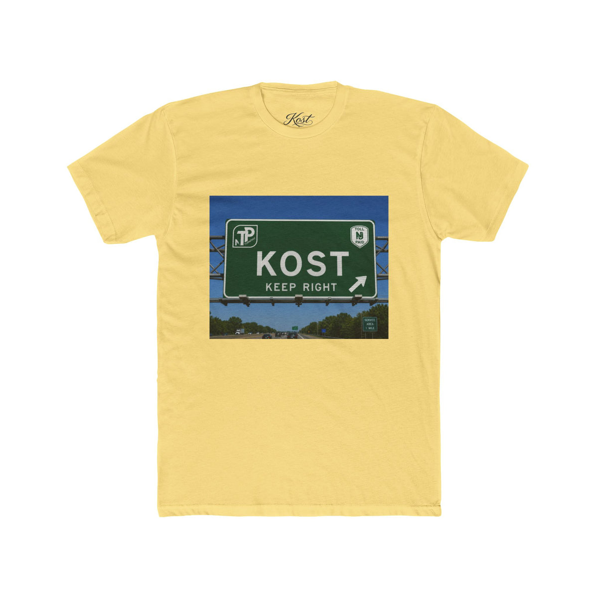 KOST Keep Right Road Sign T-Shirt