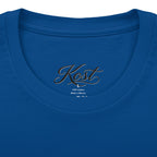 Kost Embroidered Logo Tee — Minimalist Cotton Crew T‑Shirt