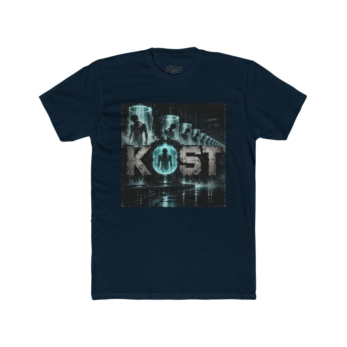 KOST Cyberpunk Tee — Futuristic Cityscape Graphic T-Shirt