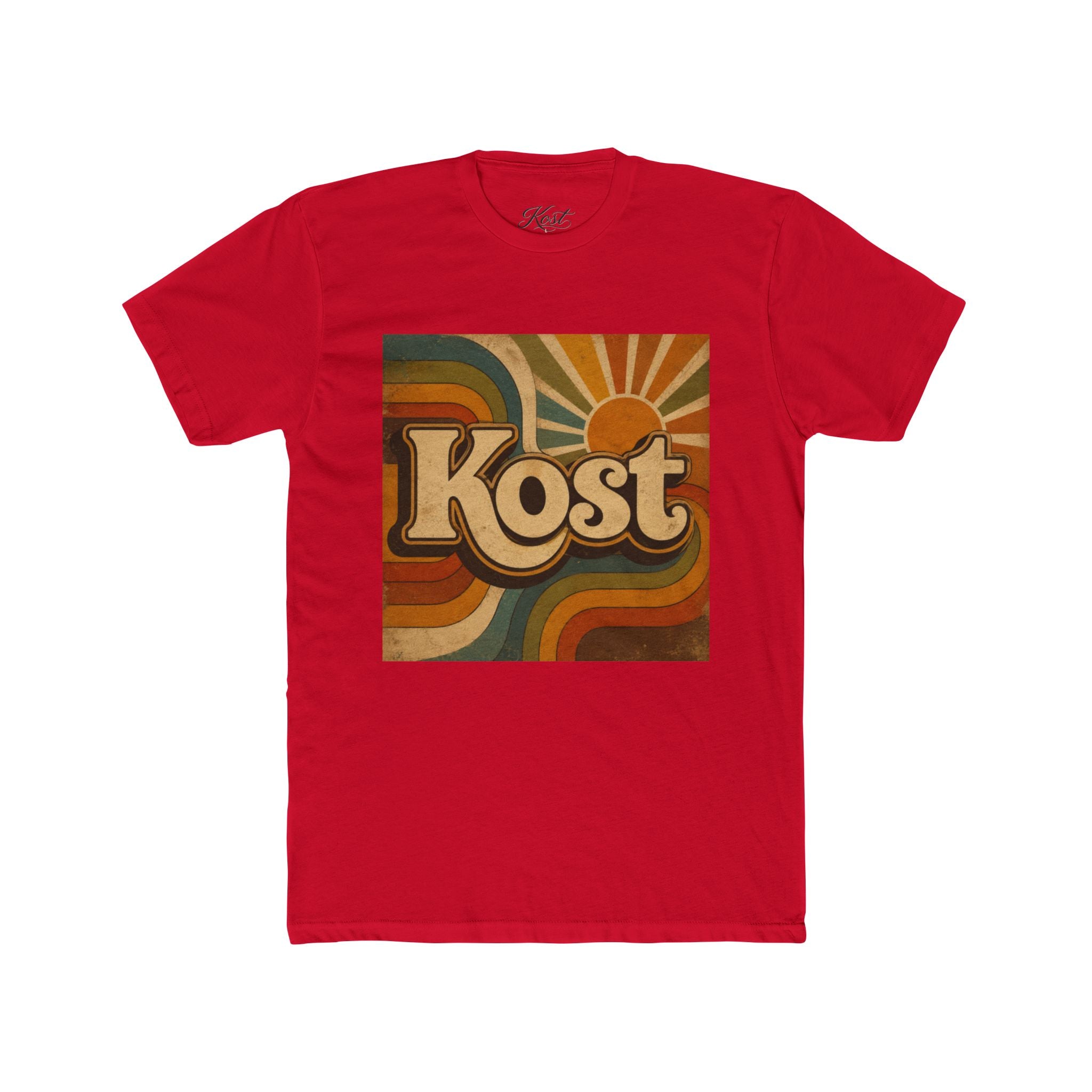 Retro 'Kost' Tee — Vintage 70s Sunset Graphic T-Shirt