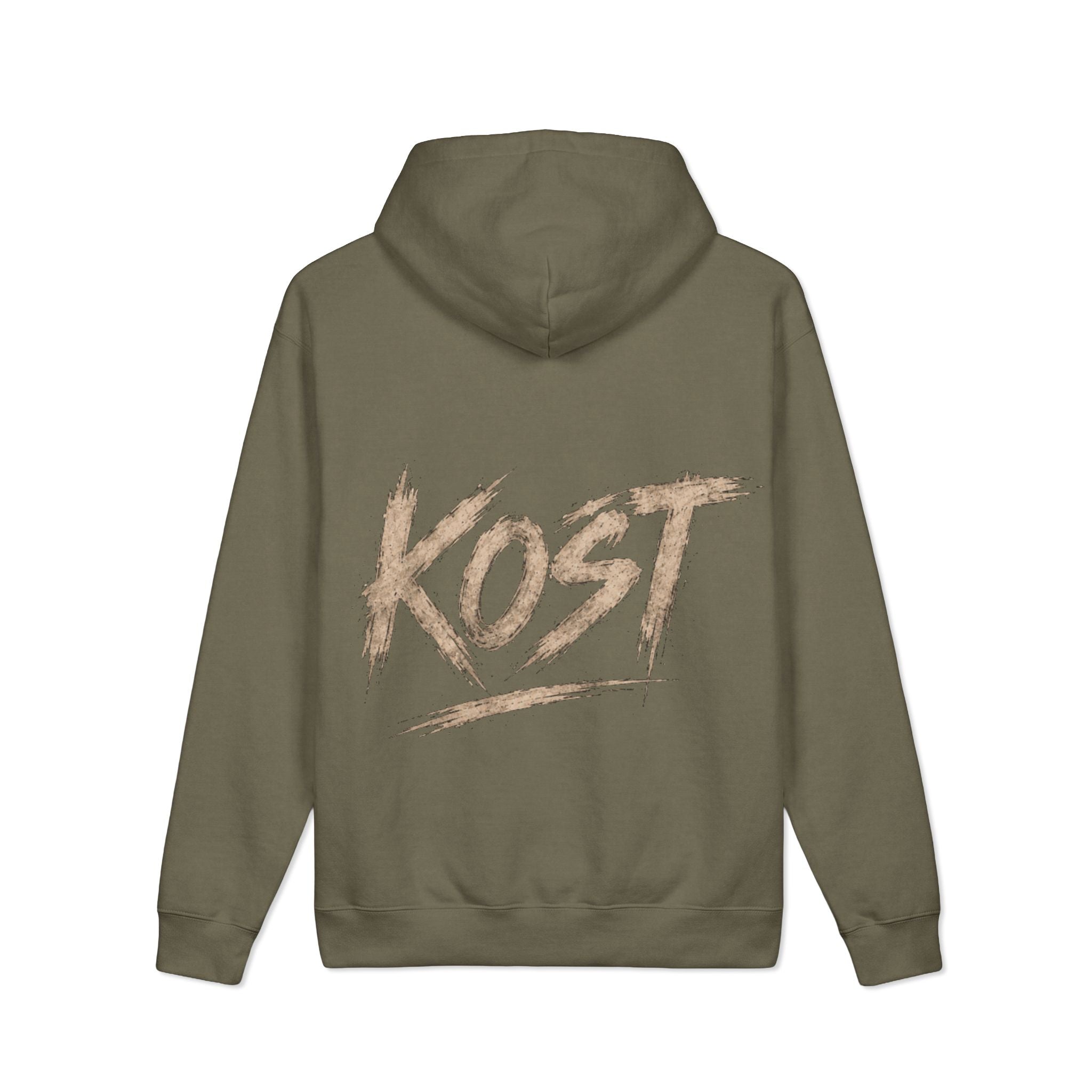 KOST Script Logo Hoodie — Brushed Streetwear Pullover