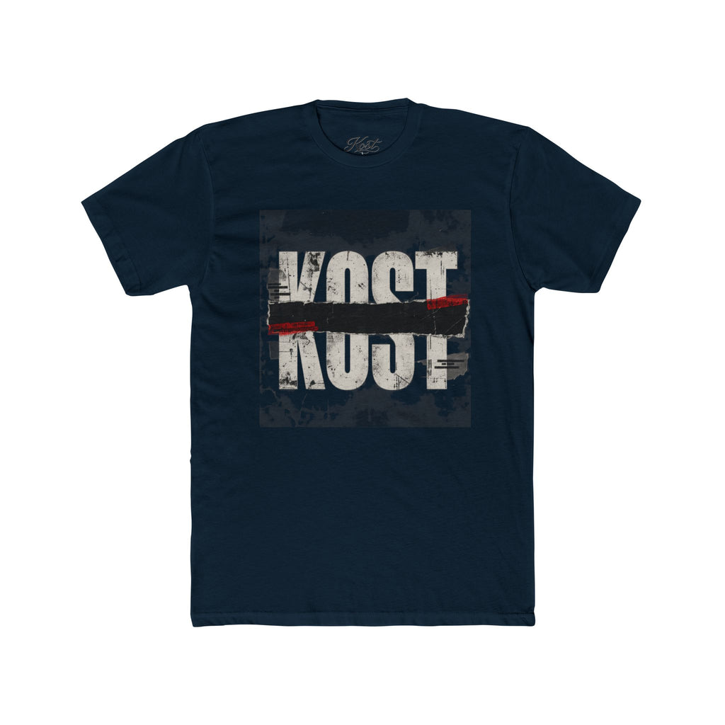 Lost & Found Distressed Tee — Vintage 'LOST' Graphic Crew Shirt
