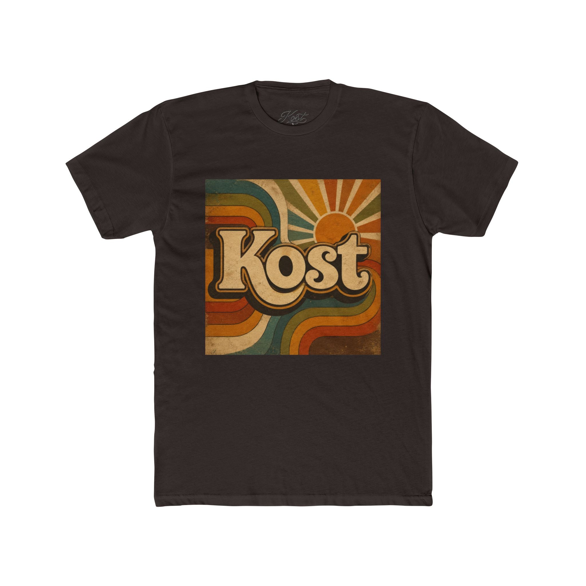 Retro 'Kost' Tee — Vintage 70s Sunset Graphic T-Shirt