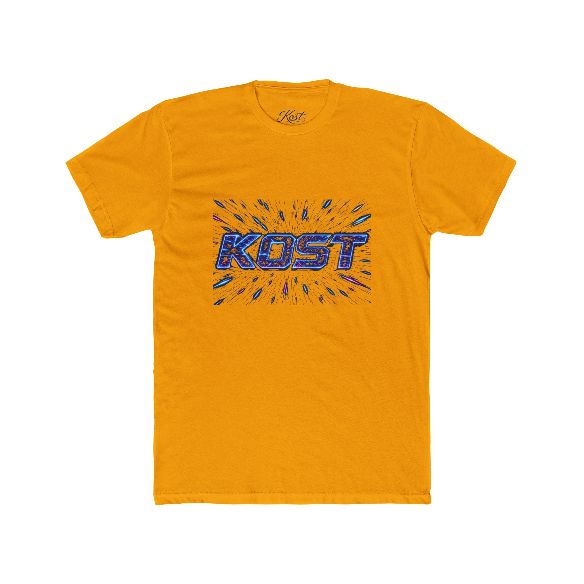 KOST Retro Blast Graphic Tee — Vintage Blue Speed Logo T-Shirt