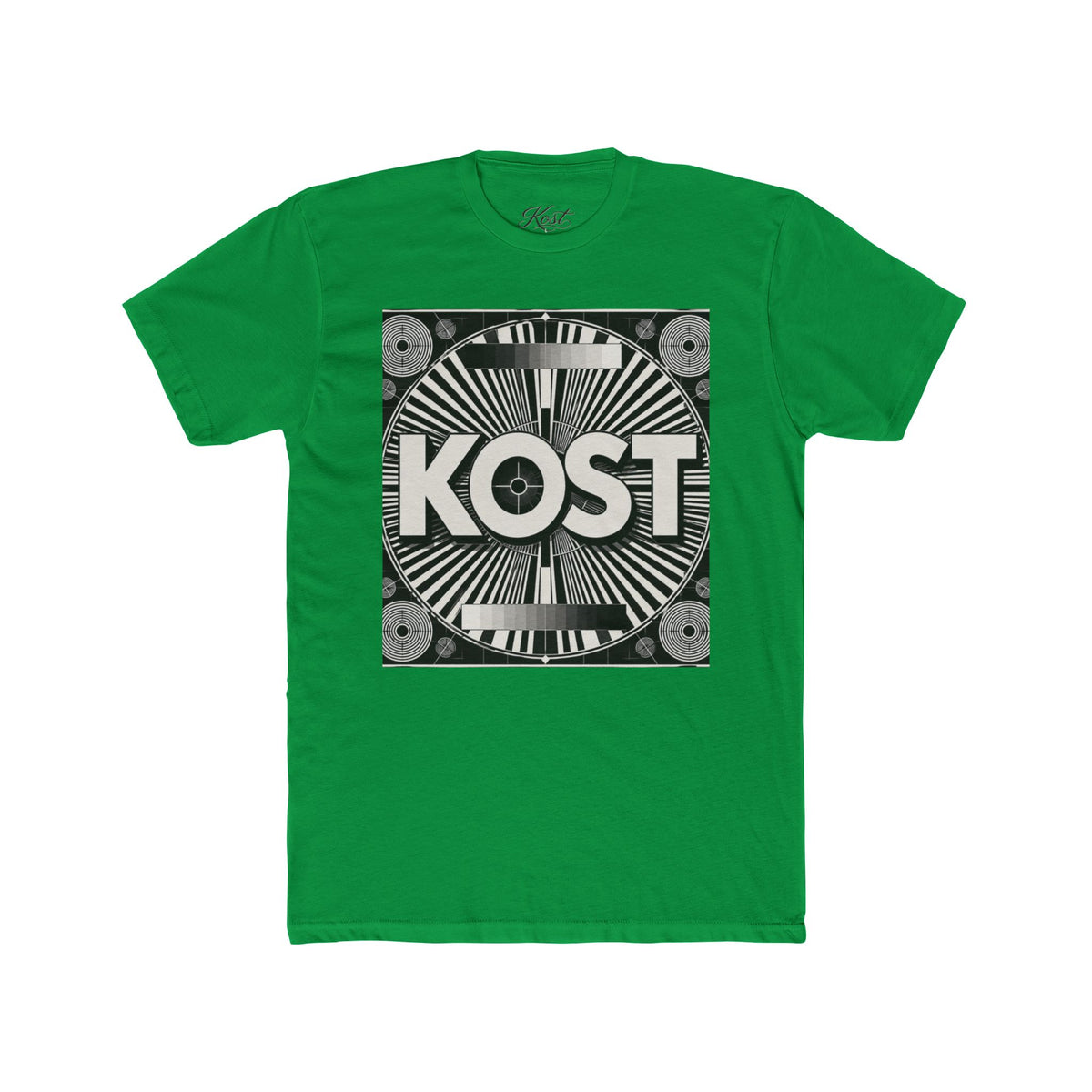 KOST Retro Test Pattern Tee — Vintage TV Signal Graphic T-Shirt