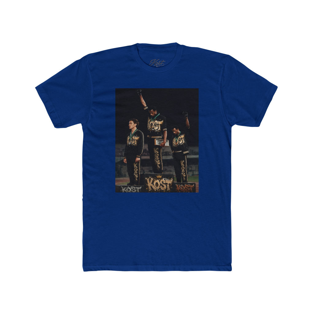 Vintage Band Photo Tee — KOST Crew Portrait Graphic T-Shirt