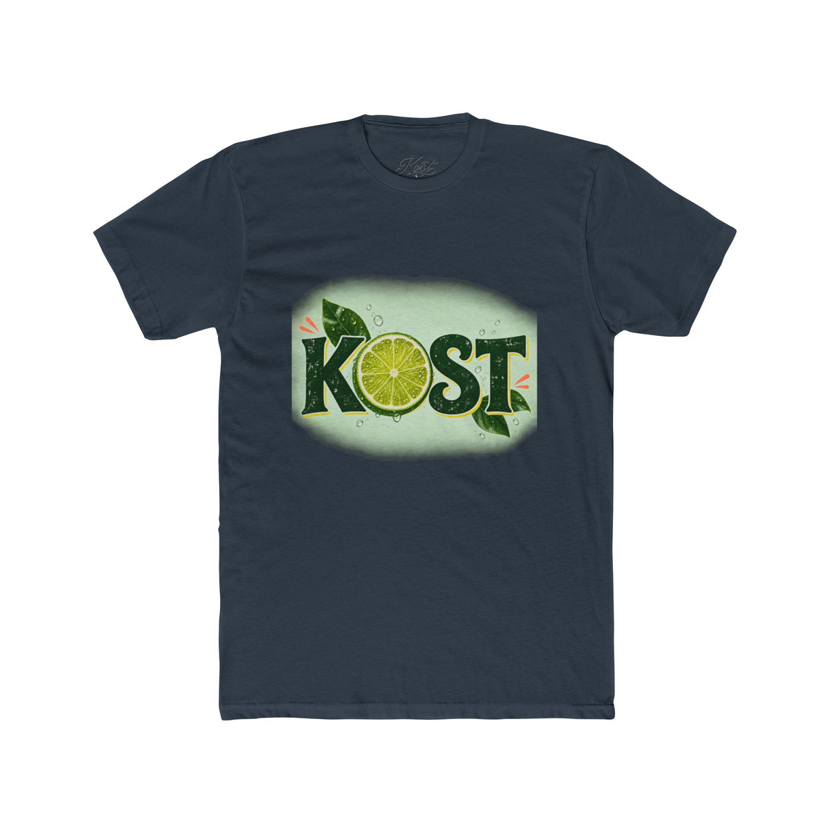 KOST Lime Graphic Cotton T-Shirt