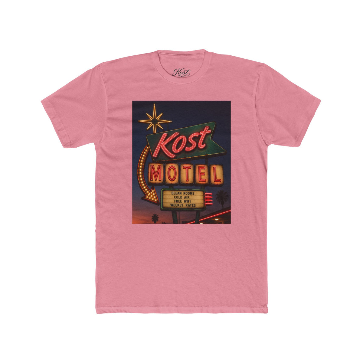 Kost Motel Vintage Roadside Sign Graphic T-Shirt