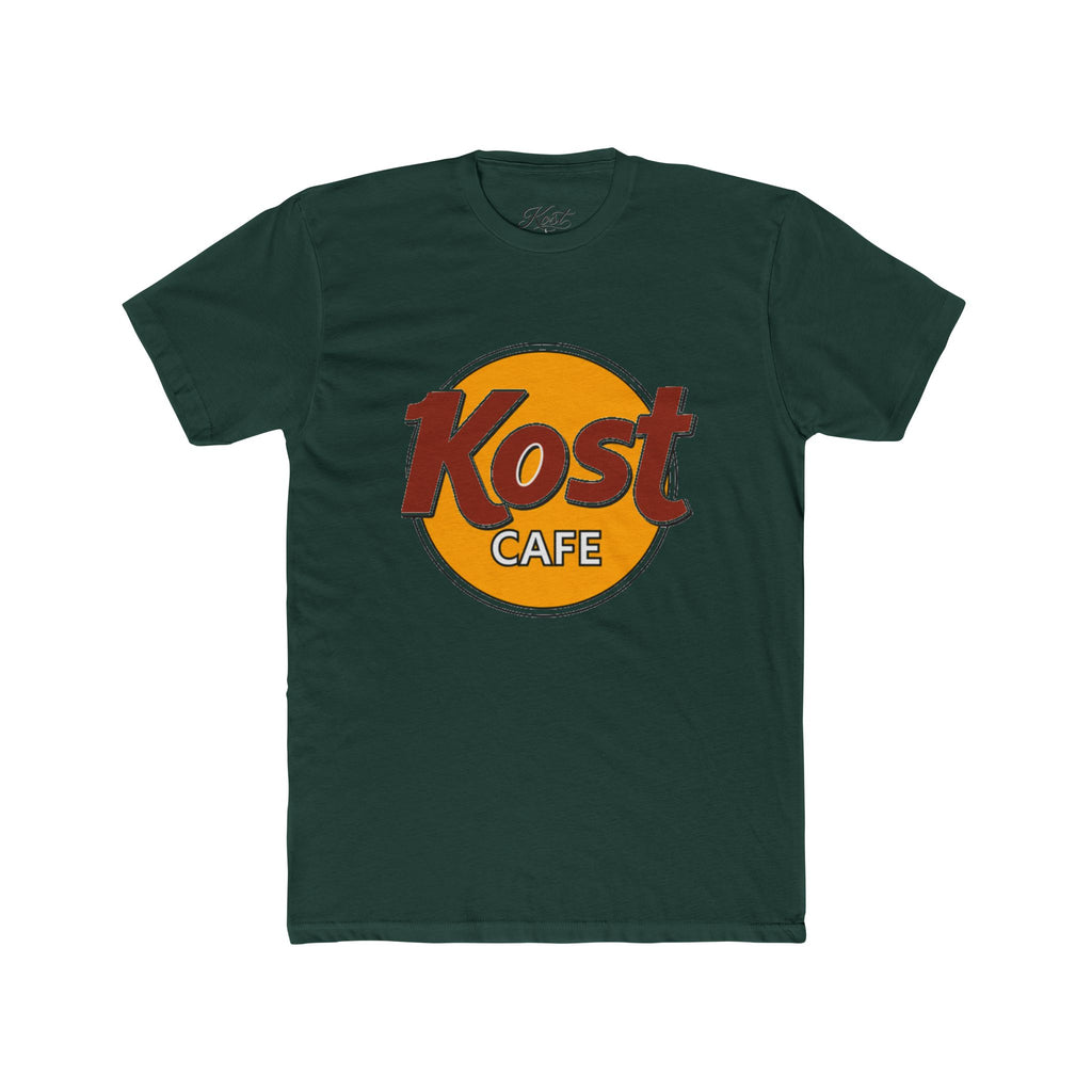 Kost Café Logo Tee — Vintage Retro Coffee Shop T-Shirt