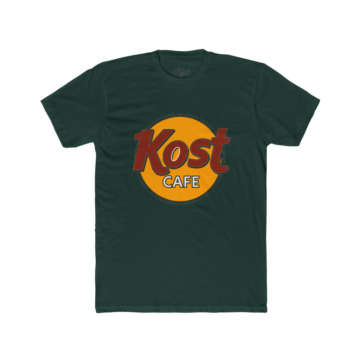 Kost Café Logo Tee — Vintage Retro Coffee Shop T-Shirt