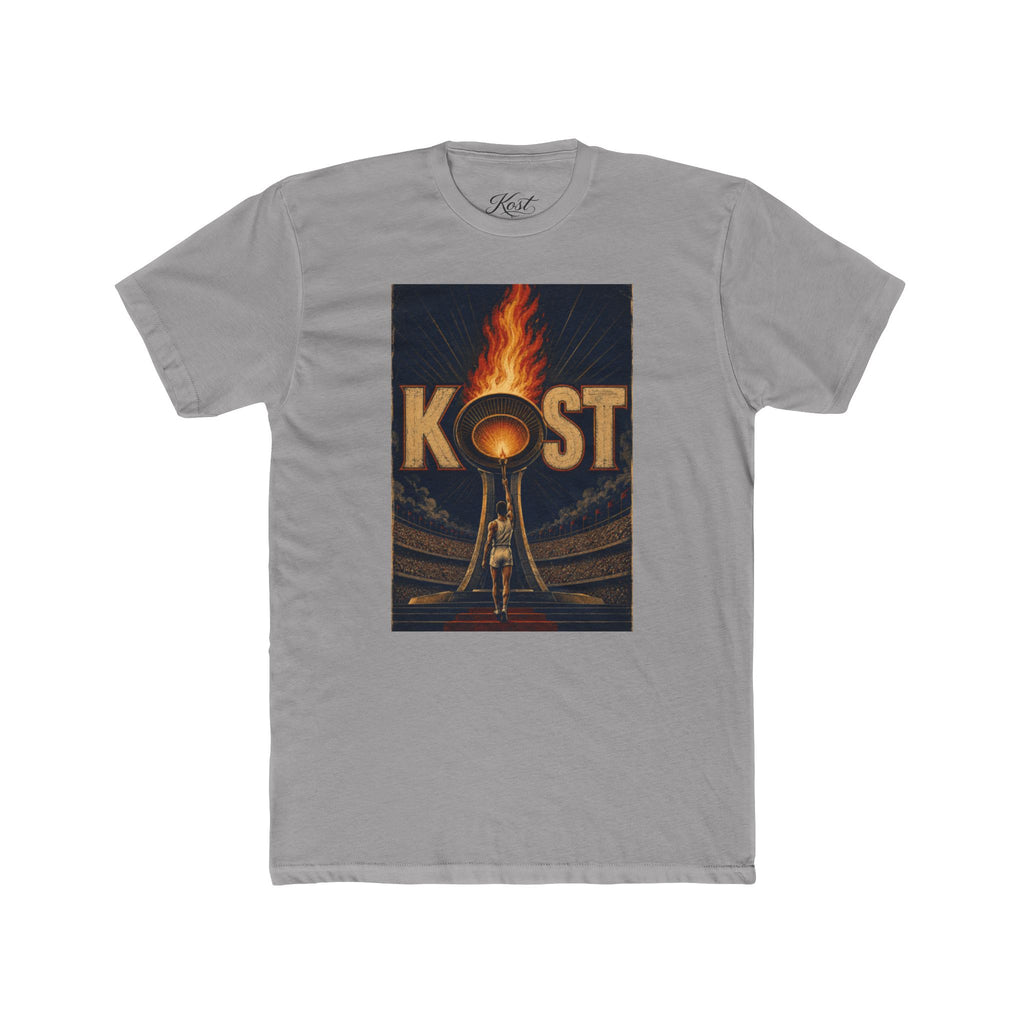 KOST Vintage Torch Tee — Retro Flame Graphic T-Shirt