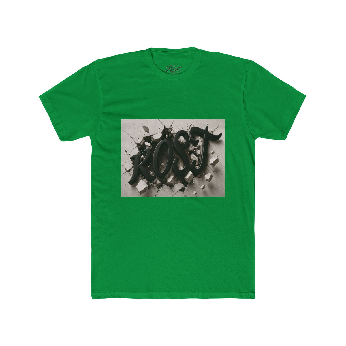 Abstract Black Brushstroke Art T‑Shirt