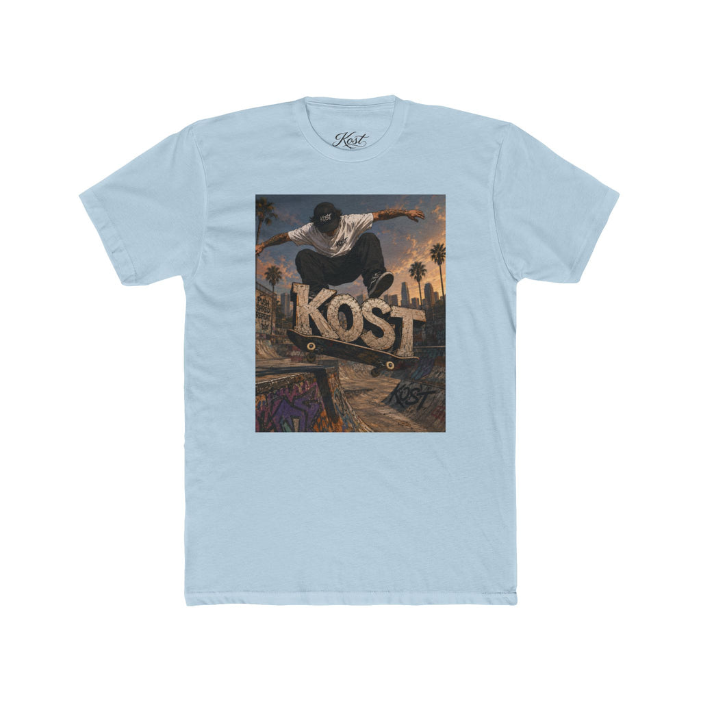 Skater KOST Graphic Tee — Urban Skateboard Crew Shirt