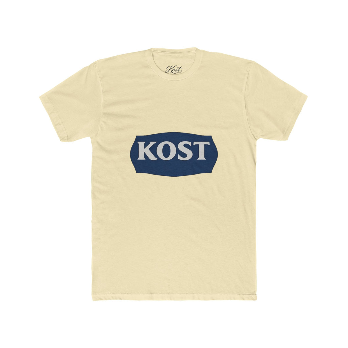 KOST Logo Tee — Vintage Navy Badge Graphic T-Shirt