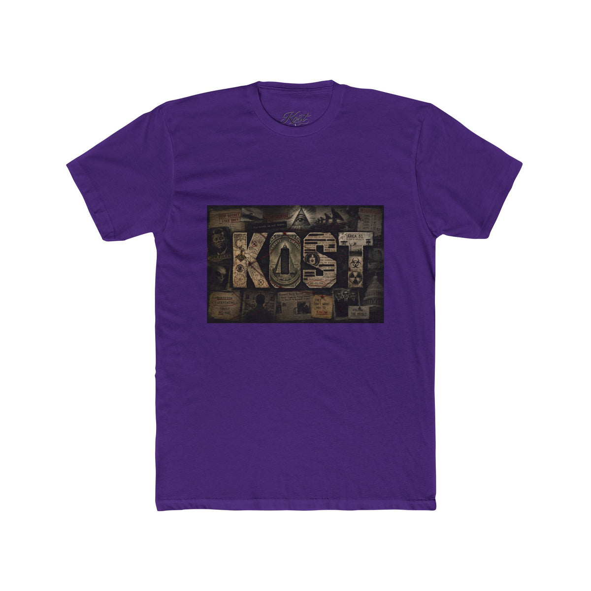 Lost Collage Crew Tee — Vintage Photo Graphic T‑Shirt