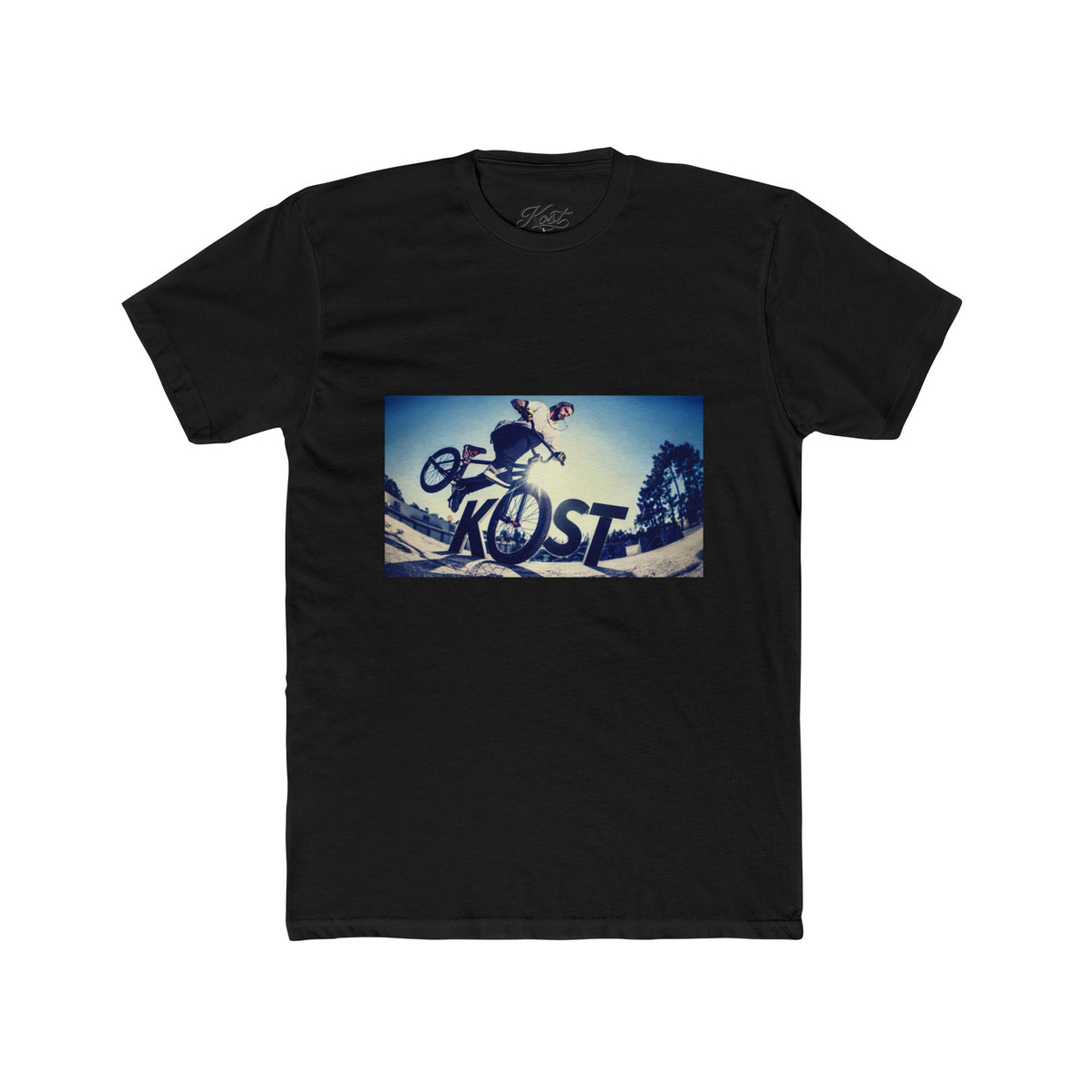 BMX Rider Graphic Tee — 'KIDST' Vintage Skatepark T-Shirt