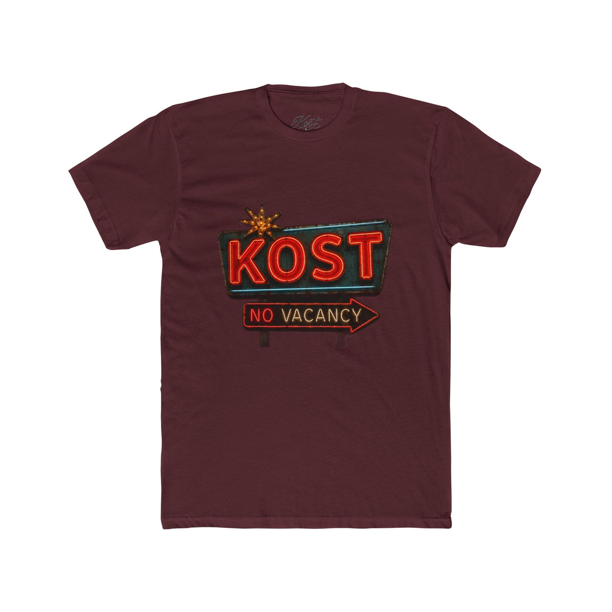 KOST No Vacancy Retro Motel Sign T-Shirt