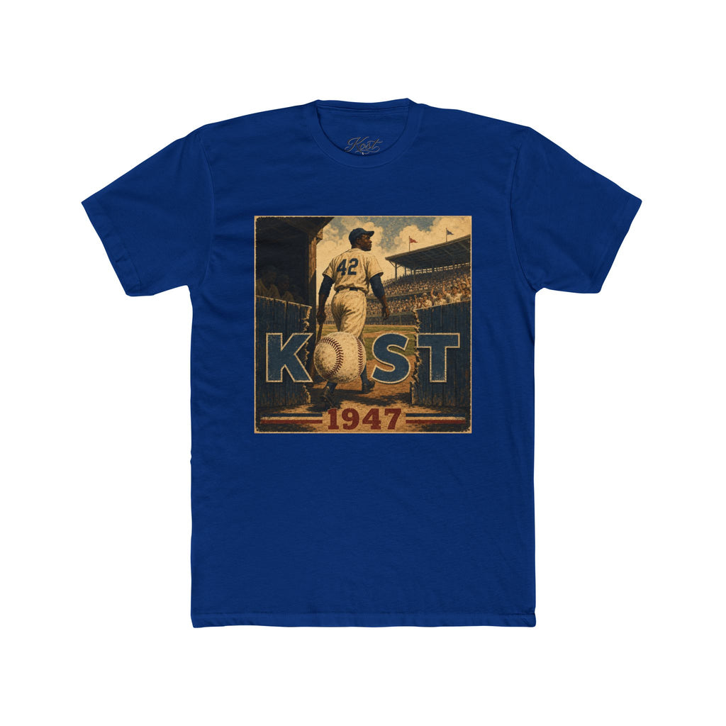 Vintage Baseball T-Shirt — 'Kost 1947' Retro Stadium Tee