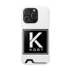 KOST Logo Phone Case with Card Holder