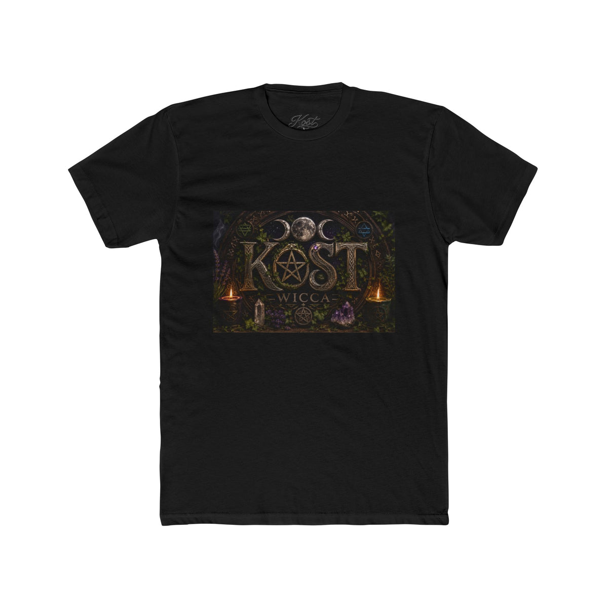 Wiccan KØST Moon Phases Graphic Tee — Pagan Witchcraft T-Shirt