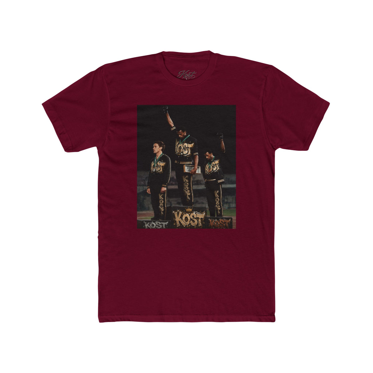 Vintage Band Photo Tee — KOST Crew Portrait Graphic T-Shirt