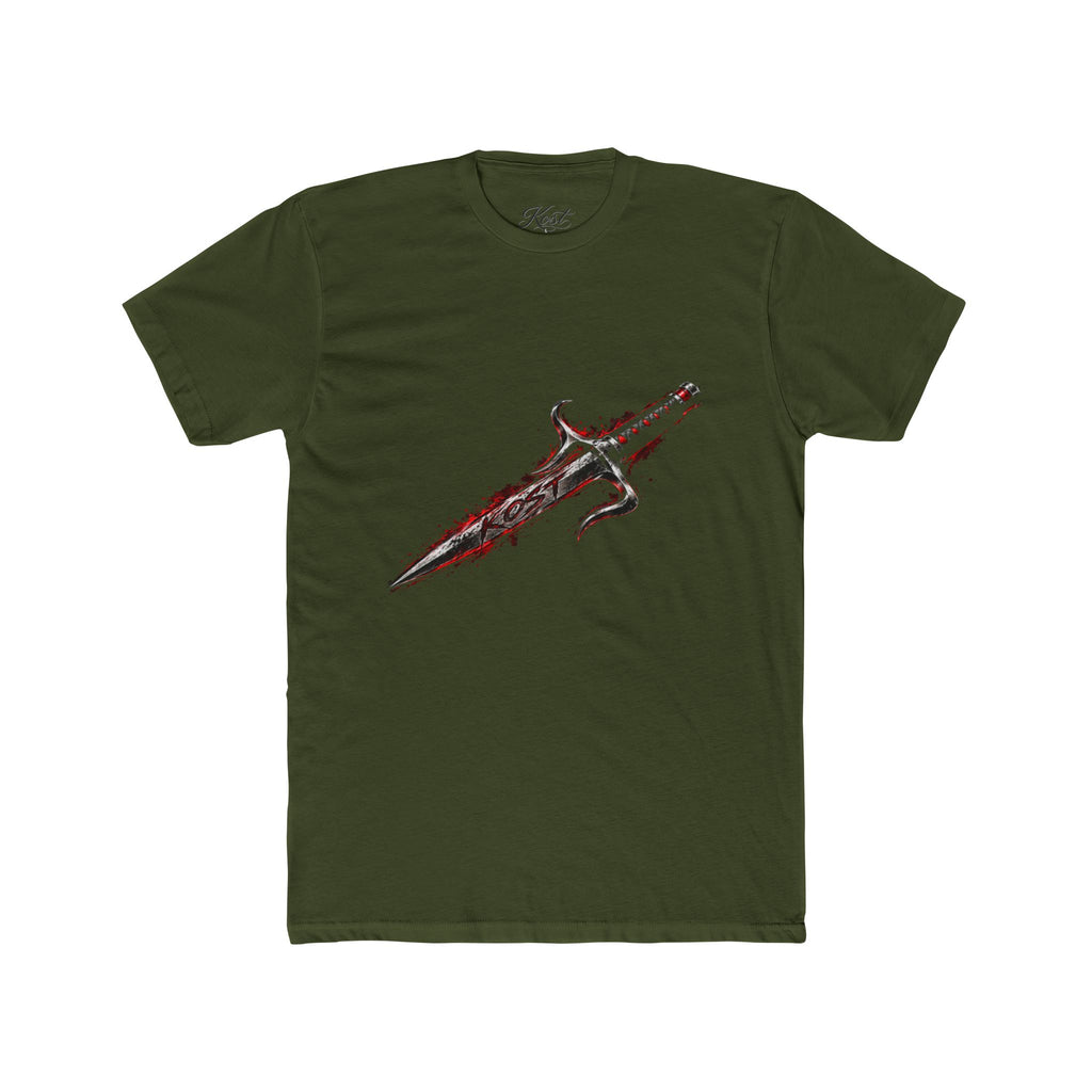 Vintage Sword Graphic Cotton T-Shirt
