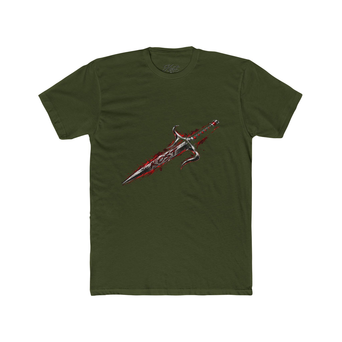Vintage Sword Graphic Cotton T-Shirt