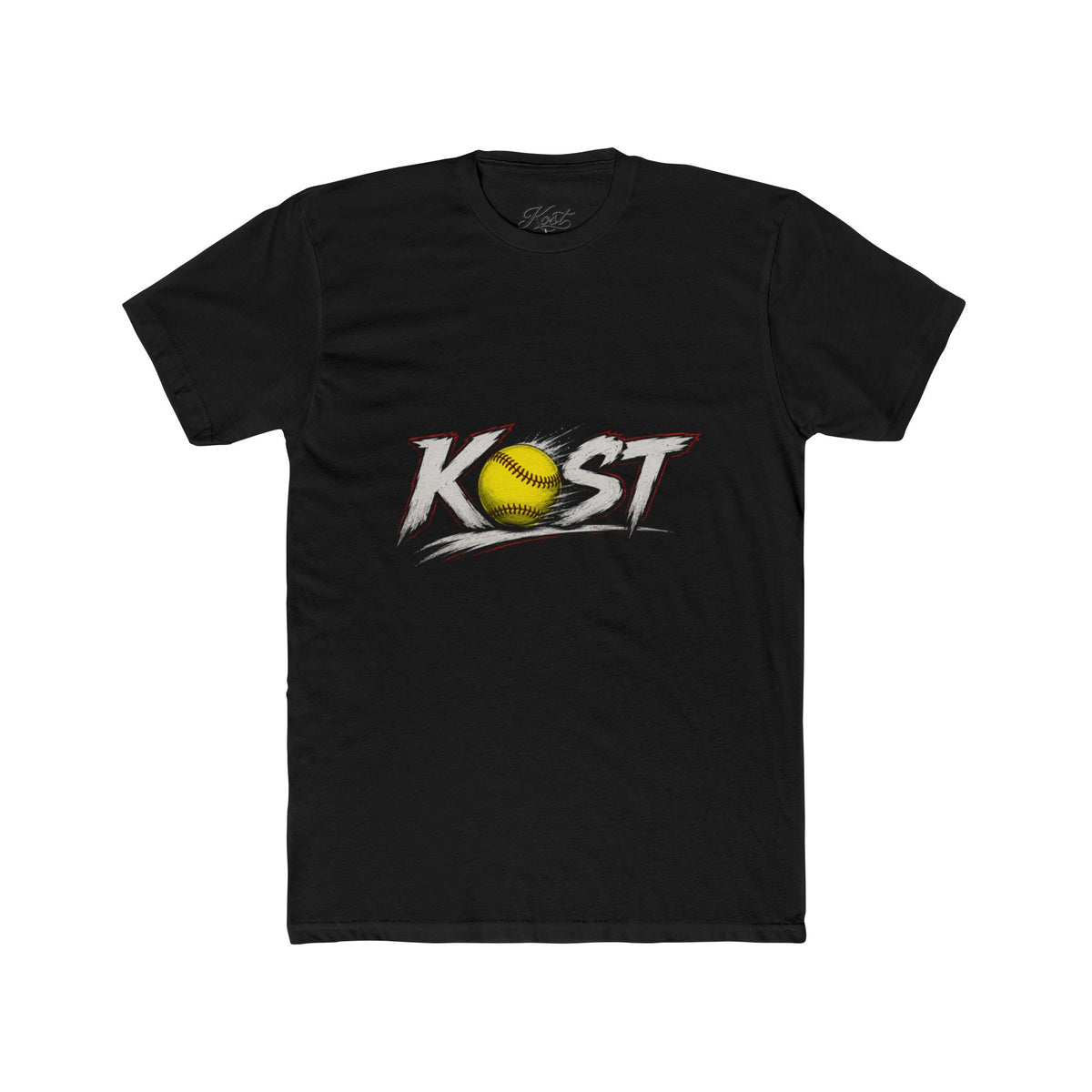 Softball 'KAST' Graphic Tee — Retro Distressed Softball Design