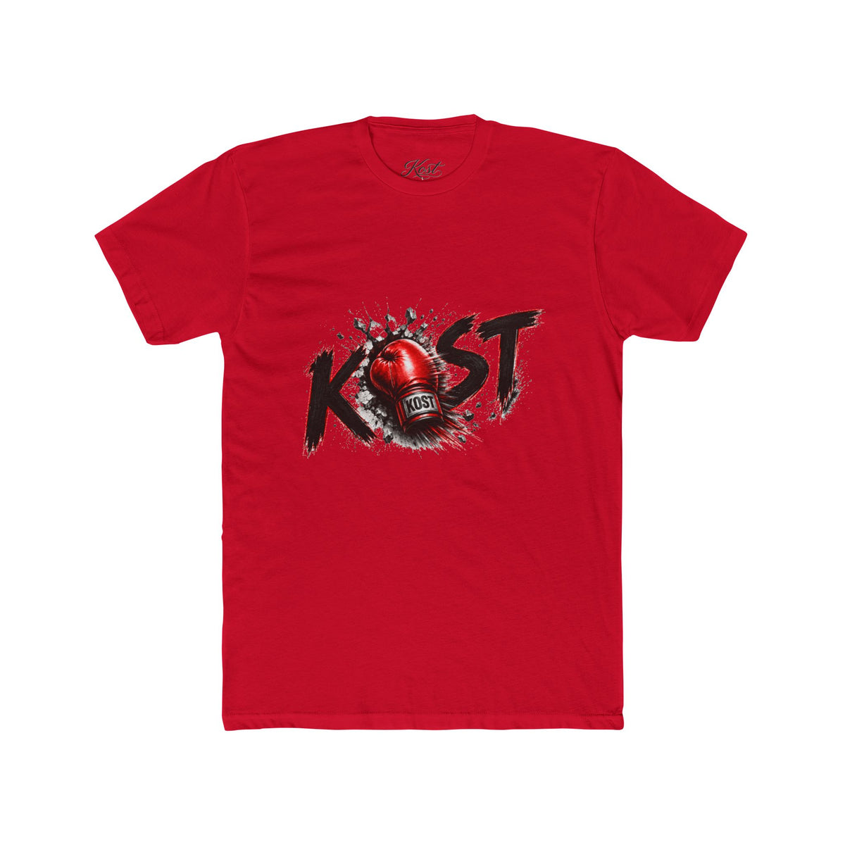 Boxing K.O. Tee — 'K.O.' Red Boxing Glove Graphic Shirt