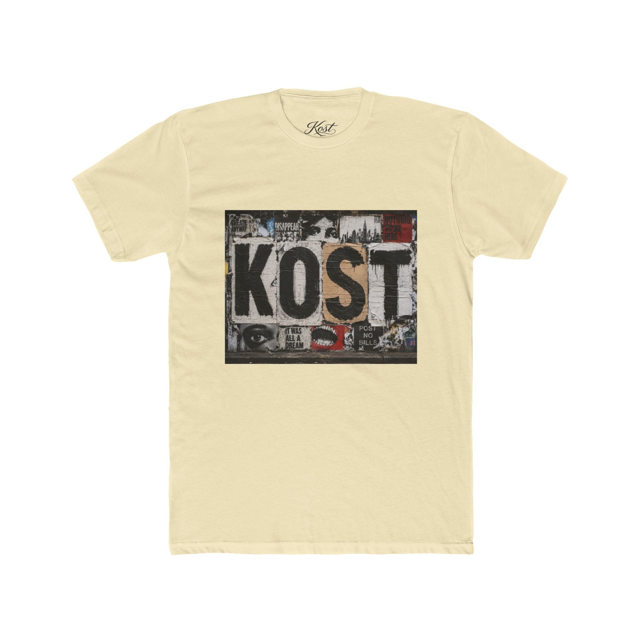 KOST Vintage Collage Tee — Retro Urban Graphic T‑Shirt