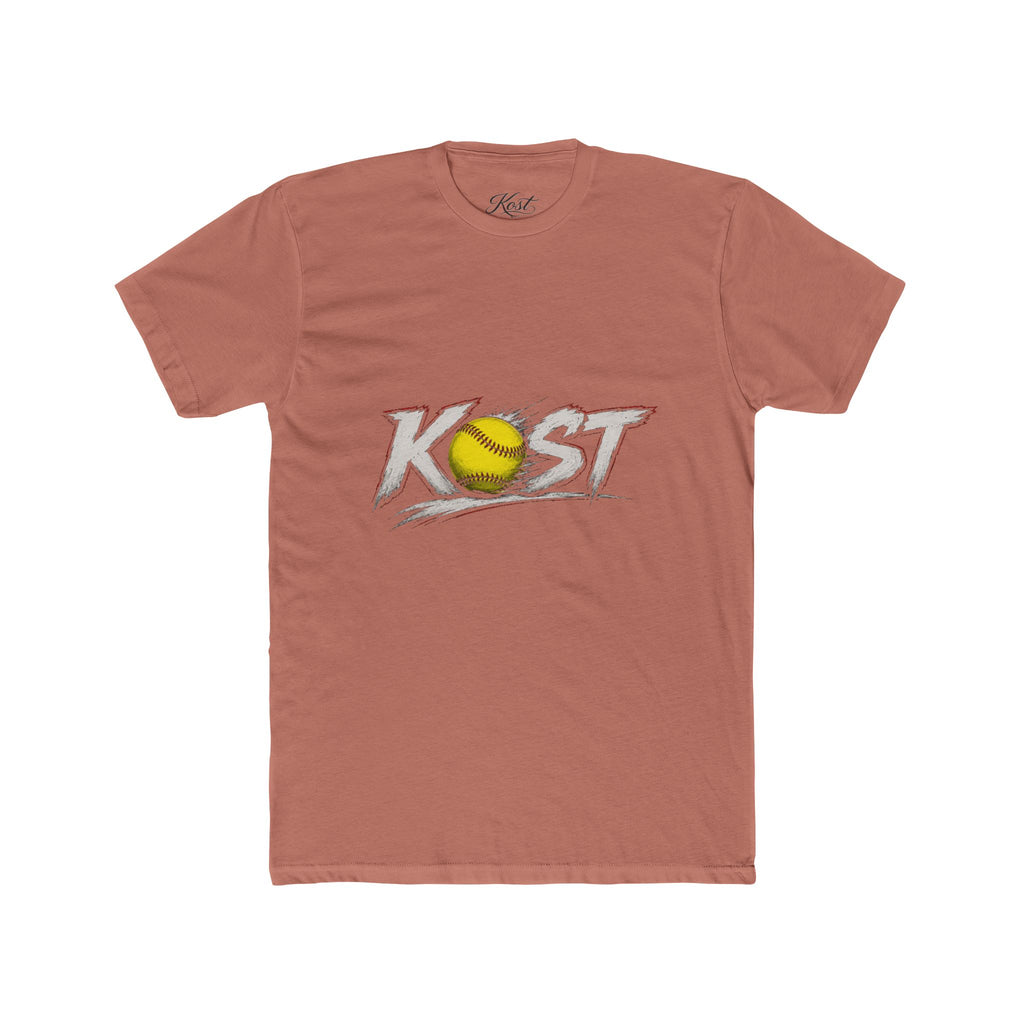 Softball 'KAST' Graphic Tee — Retro Distressed Softball Design
