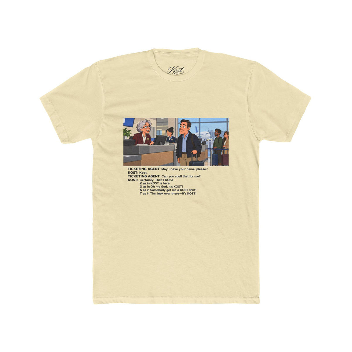 Unisex Cotton Crew Tee