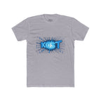 KOST Blue Burst Graphic Tee — Retro Tech Logo T-Shirt