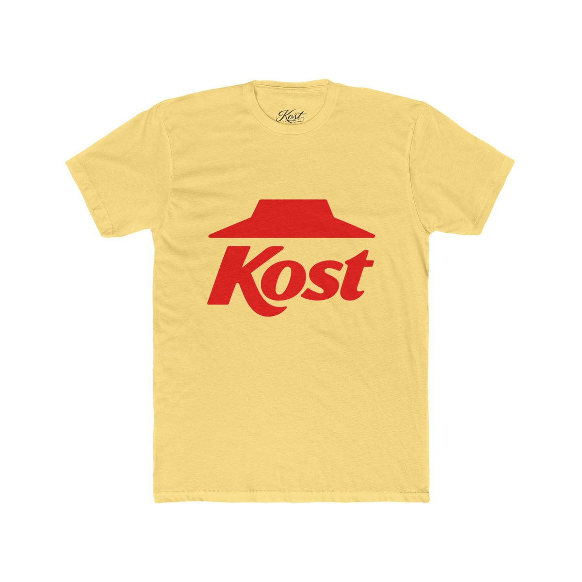 Kost Logo Tee — Retro Red Hat Graphic T-Shirt