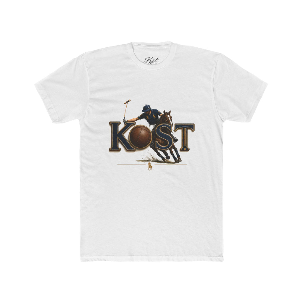 Polo Player 'KOST' Graphic Tee — Vintage Equestrian Polo Shirt