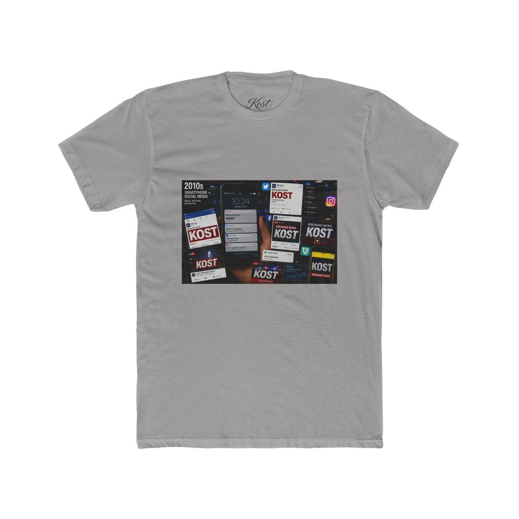 KOST Sticker Collage Tee — Vintage Radio Station Graphic T-Shirt